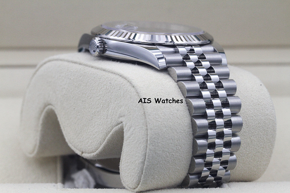 BNIB Rolex Datejust 41MM 126334 Wimbledon Slate Roman Dial Jubilee Box & Paper
