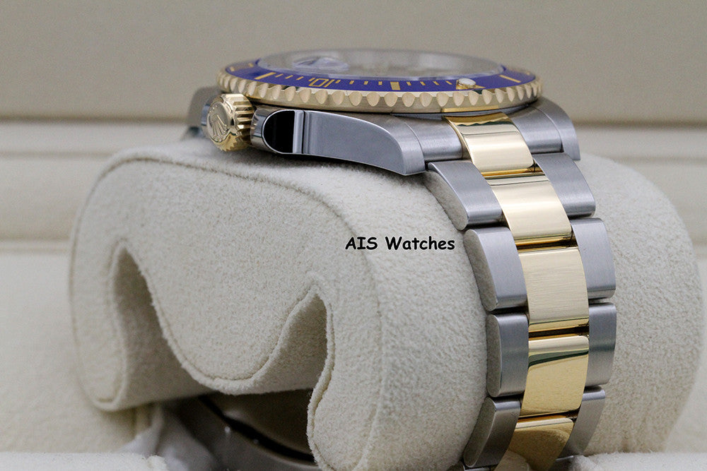 BNIB Rolex Submariner 41MM 18k/SS 126613LB SunBurst Blue Dial Box / Papers