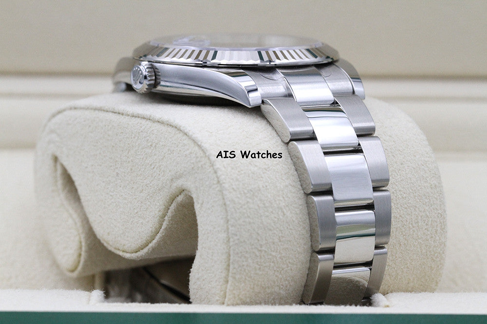 BNIB Rolex Datejust 41MM 126334 Wimbledon Slate Roman Dial Oyster Box & Papers