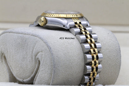 Rolex Ladies Two-Tone DateJust 69173 White Computer Dial 26MM R Serial - 1988 with Papers