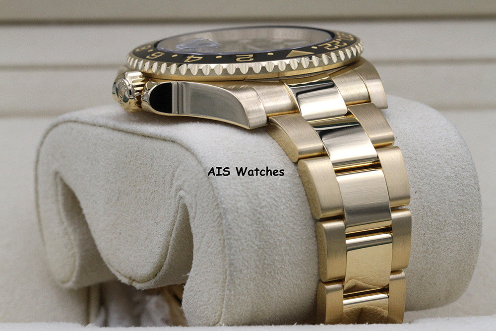 Rolex GMT-Master II 116718 LN 18K Yellow Gold Black Dial Black Ceramic BP