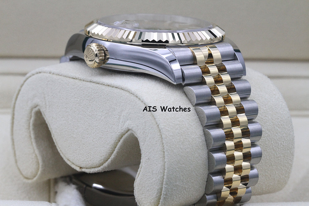 Rolex 326933 Sky-Dweller 18K Yellow Gold / SS Jubilee Champagne Dial B&P
