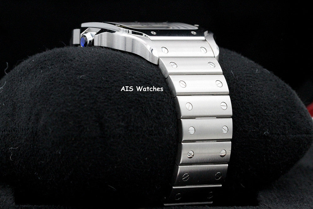 BNIB Cartier Santos De Cartier Large Steel WSSA0018 White Dial 39.8MM B&P