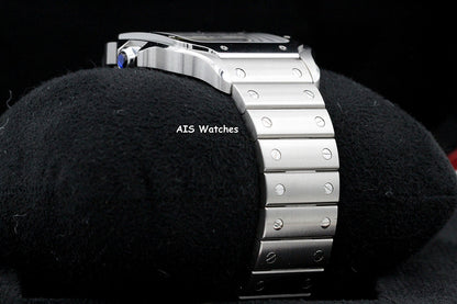 BNIB Cartier Santos De Cartier Large Steel WSSA0018 White Dial 39.8MM B&P