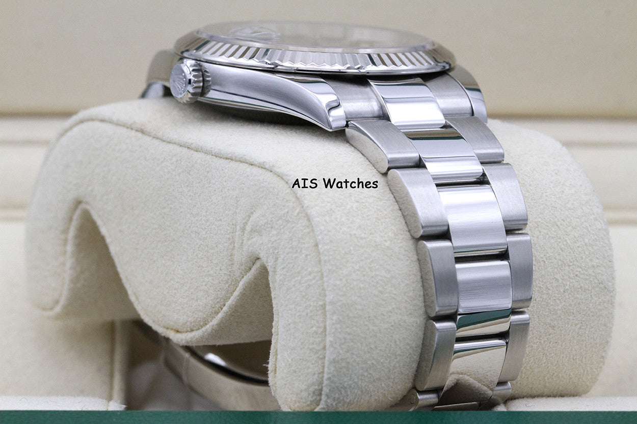 Rolex Datejust 41MM 126334 Black Stick Dial Oyster Box & Papers