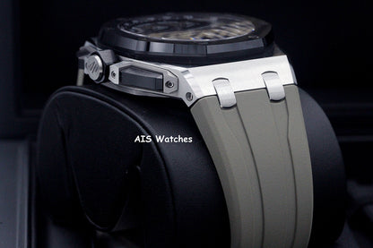 BNIB Audemars Piguet 26420SO.OO.A600CA.01 Royal Oak Offshore 43MM Taupe Dial BP
