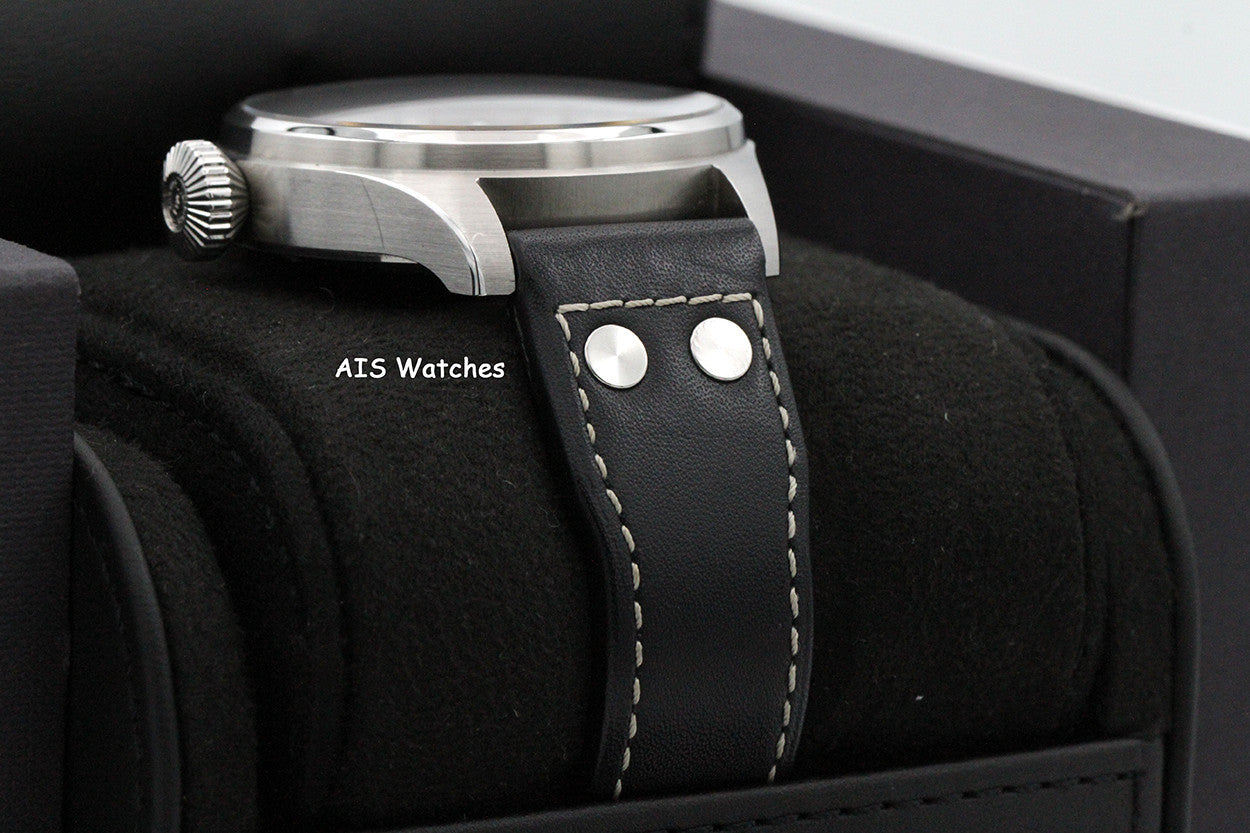 IWC Schaffhausen IW329303 Big Pilot 43MM Blue Dial Leather Strap BP