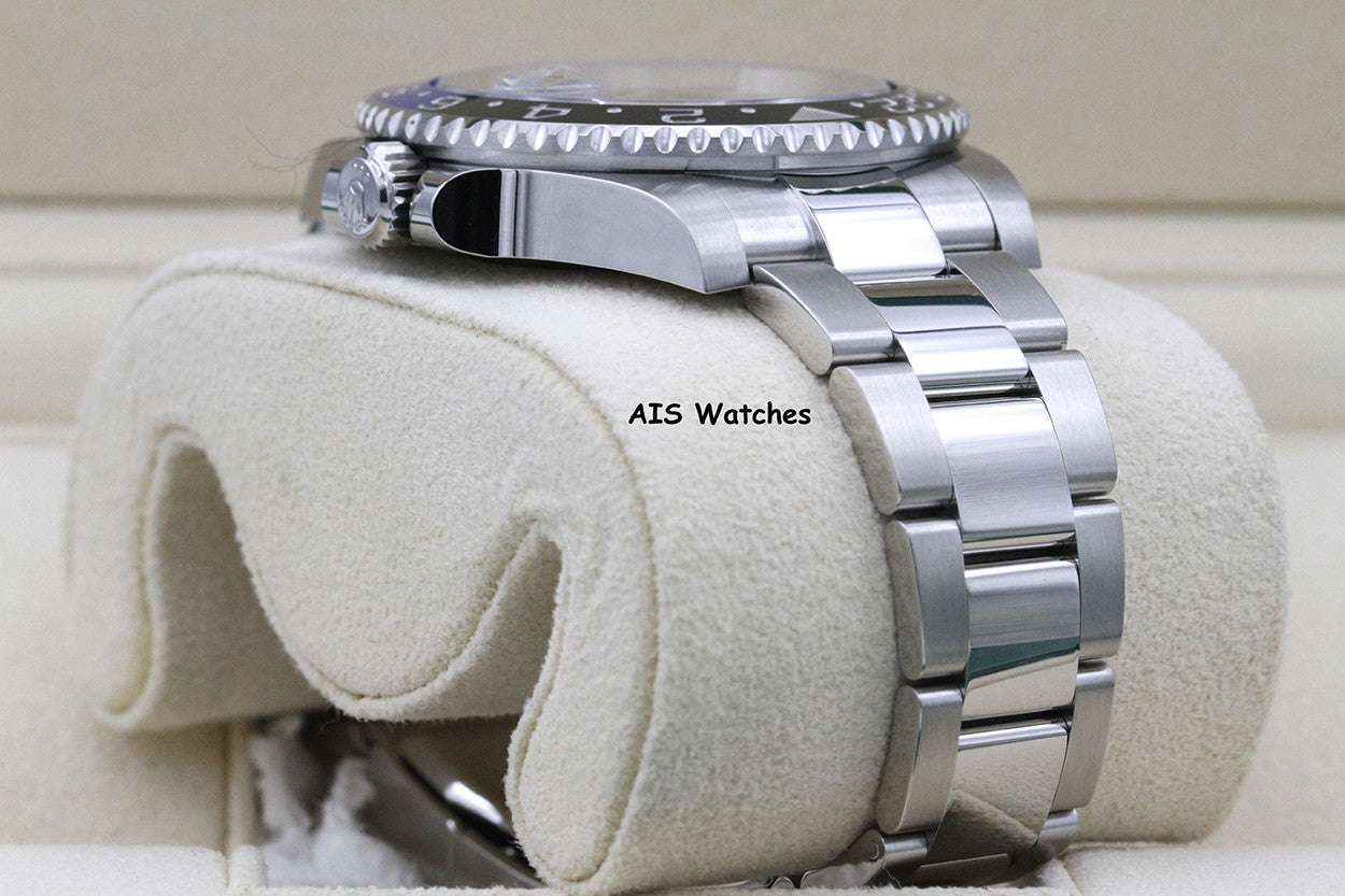 BNIB Rolex GMT Master II 126710BLNR Batman Oyster Bracelet Ceramic Bezel BP
