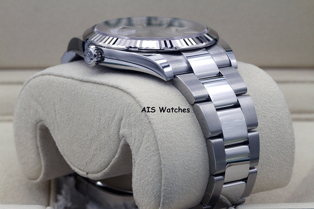 BNIB Rolex Datejust 41MM 126334 Silver Stick Dial Oyster Box & Papers