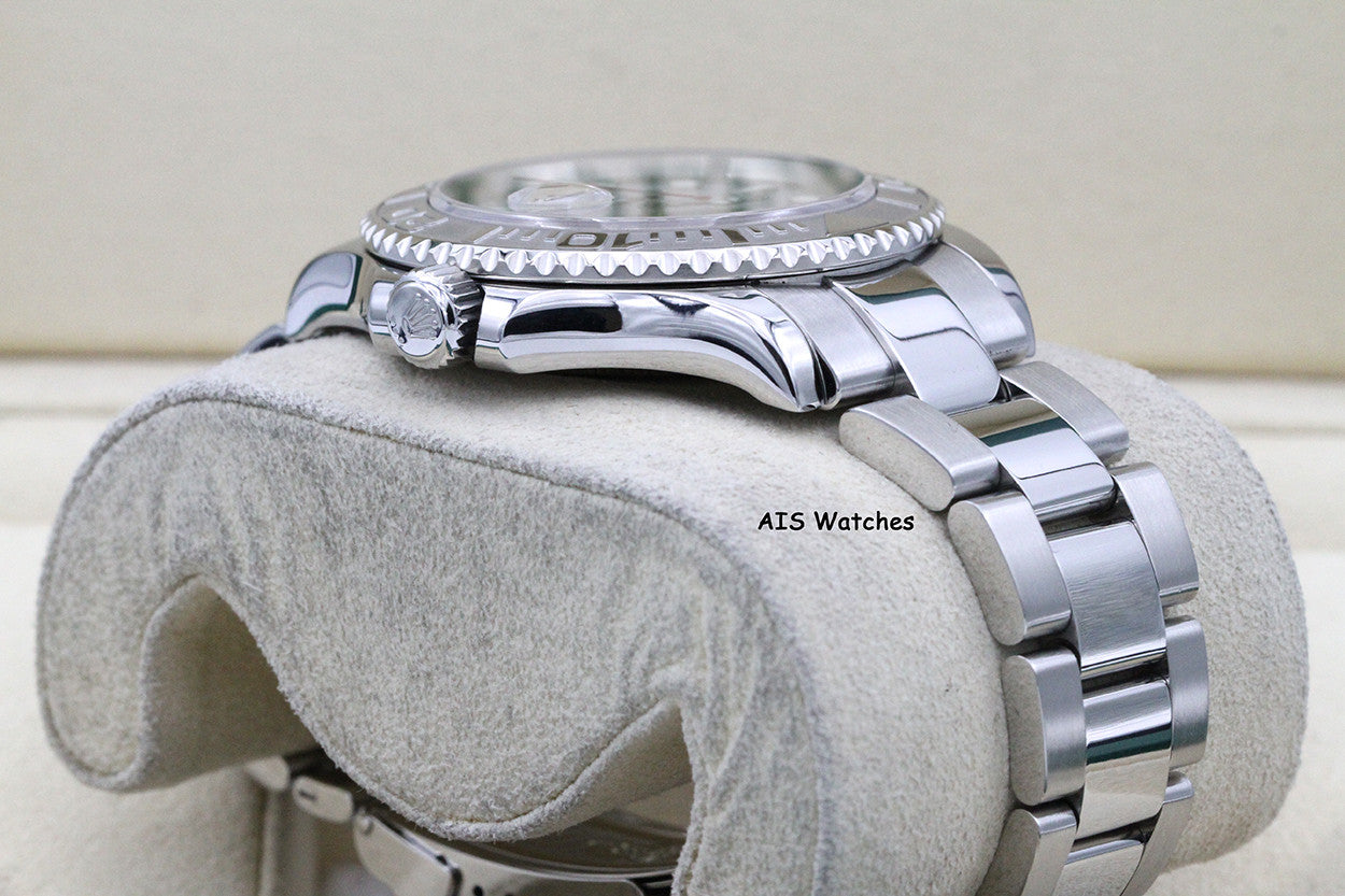 Rolex YachtMaster 16622 Platinum Dial D Serial Box & Papers