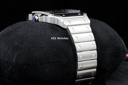 BNIB Cartier Santos De Cartier Large Steel WSSA0062 Green Dial 39.8MM B&P