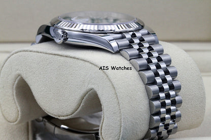 BNIB Rolex Datejust 41MM 126334 White Stick Dial Jubilee Box & Paper