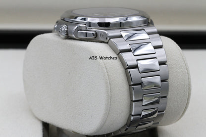 Patek Philippe Nautilus 5990/1A Chronograph Travel Time Grey Dial Box & Paper