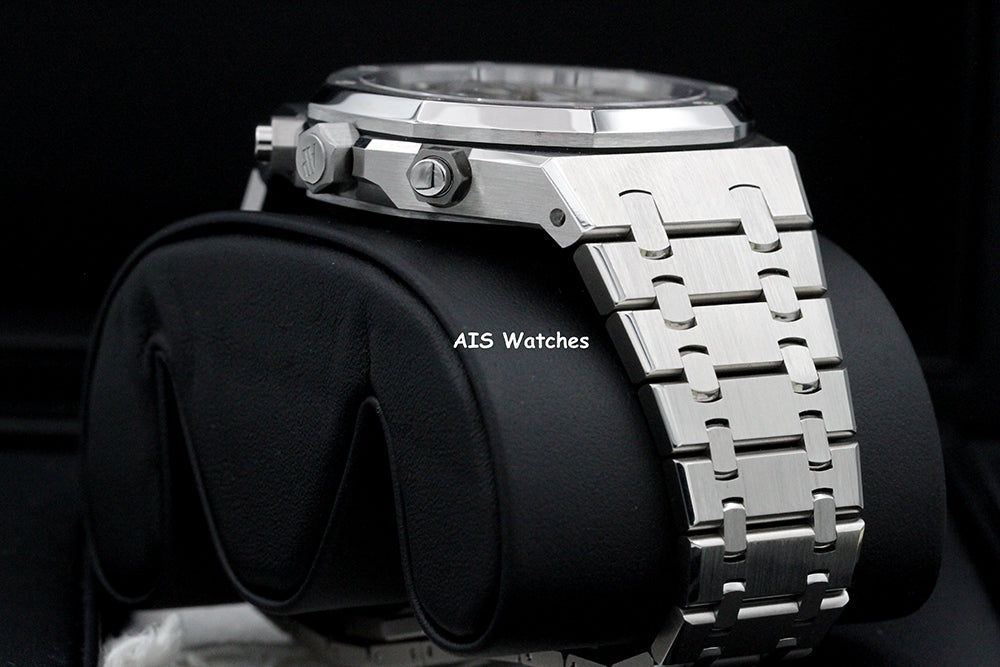 Audemars Piguet 26240ST 41MM 50th Anni. Royal Oak Chronograph Silver Dial B&P