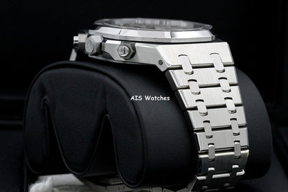 Audemars Piguet 26240ST 41MM 50th Anni. Royal Oak Chronograph Silver Dial B&P