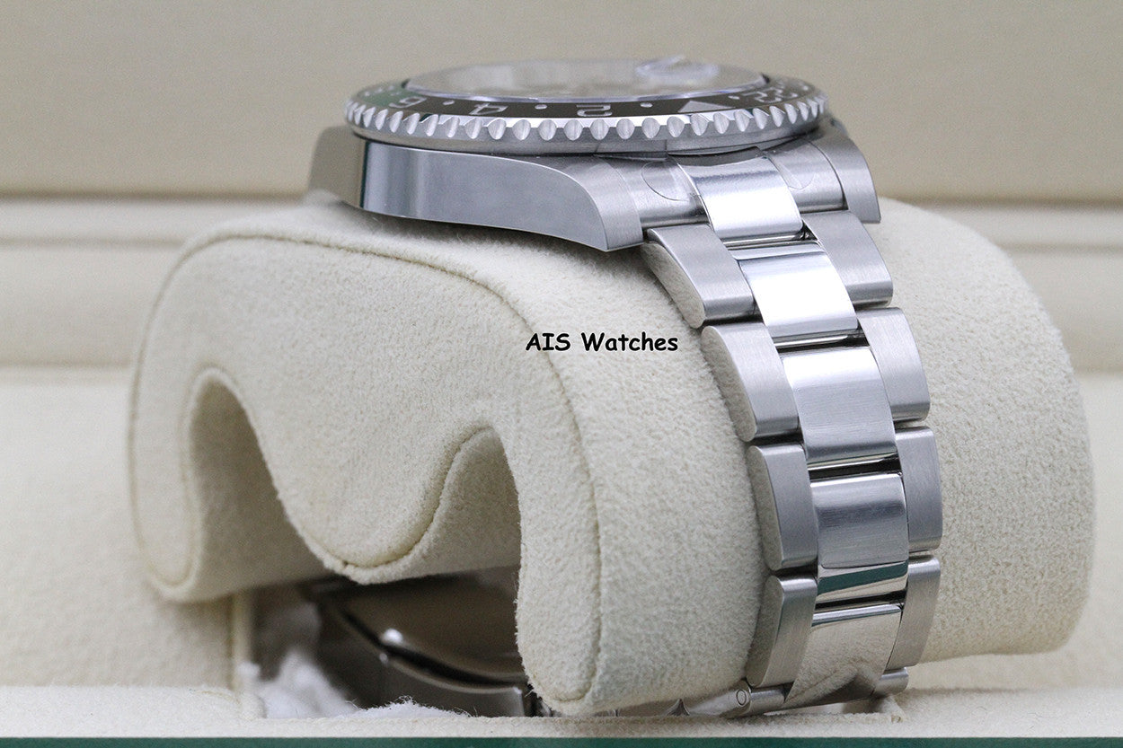 BNIB Rolex GMT Master II 126720VTNR Sprite Lefty Oyster Black / Green B&P
