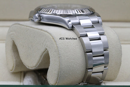 Rolex Datejust II 41MM 116334 Black Stick Dial Stainless Steel Box & Papers