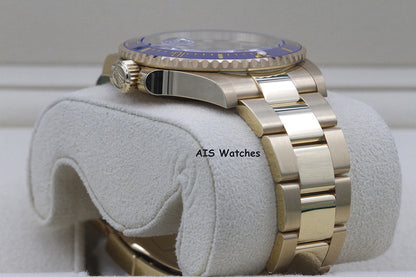 BNIB Rolex Submariner Ceramic 126618LB 41MM 18K Yellow Gold Sunburst Blue Dial Box & Papers