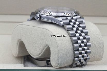 BNIB Rolex Datejust 41MM 126334 White Roman Dial Jubilee Box & Papers