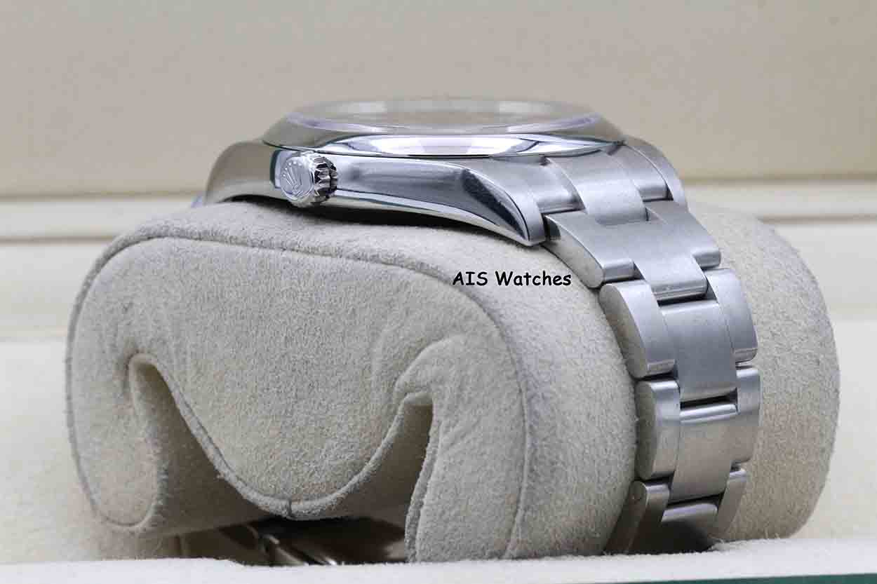 Rolex 114300 Oyster Perpetual 39MM Purple Dial 2018 Box & Papers