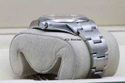 Rolex 114300 Oyster Perpetual 39MM Purple Dial 2018 Box & Papers