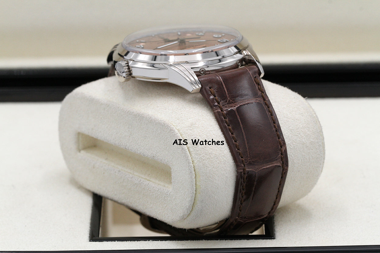 Patek Philippe Perpetual Calendar 5320G White Gold Rose Dial Box & Papers