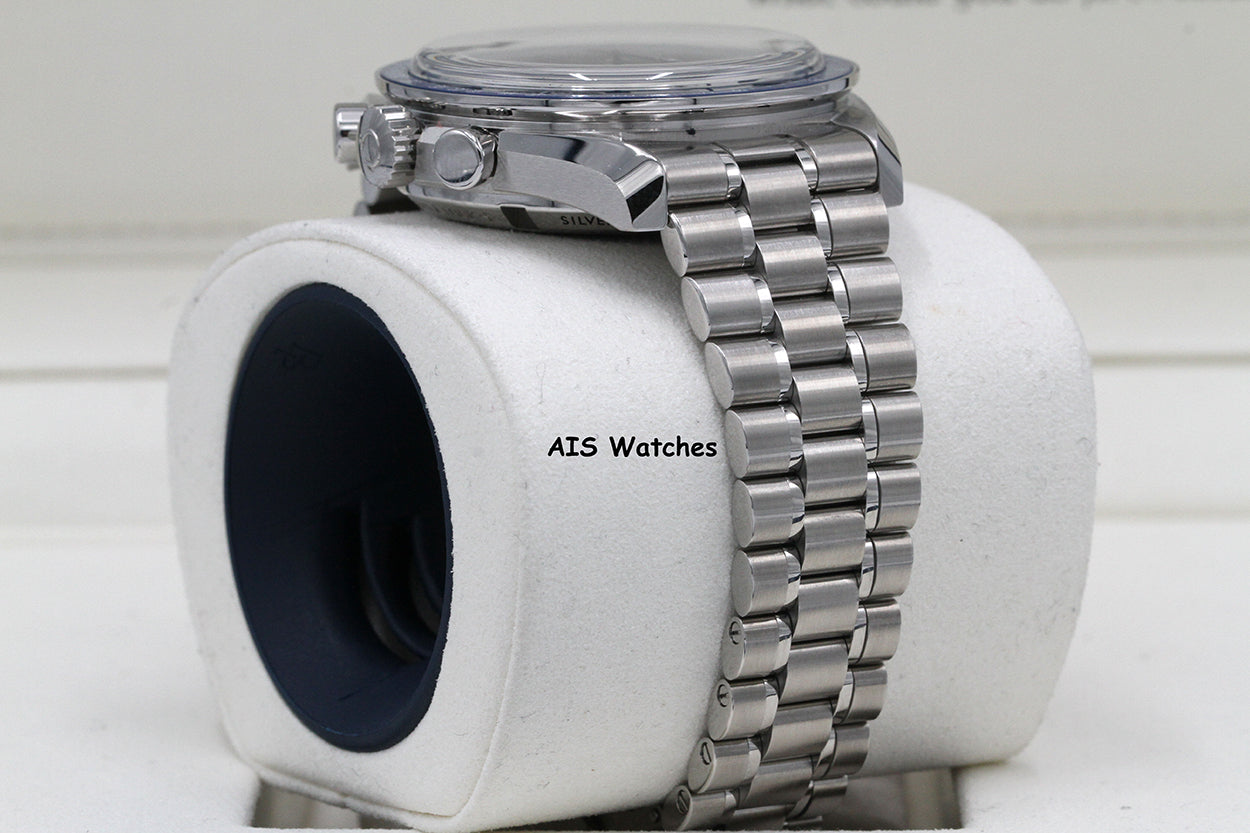 BNIB Omega SpeedMaster Moonwatch Apollo 13 Silver Snoopy SS Bracelet 310.32.42.50.02.001 BP