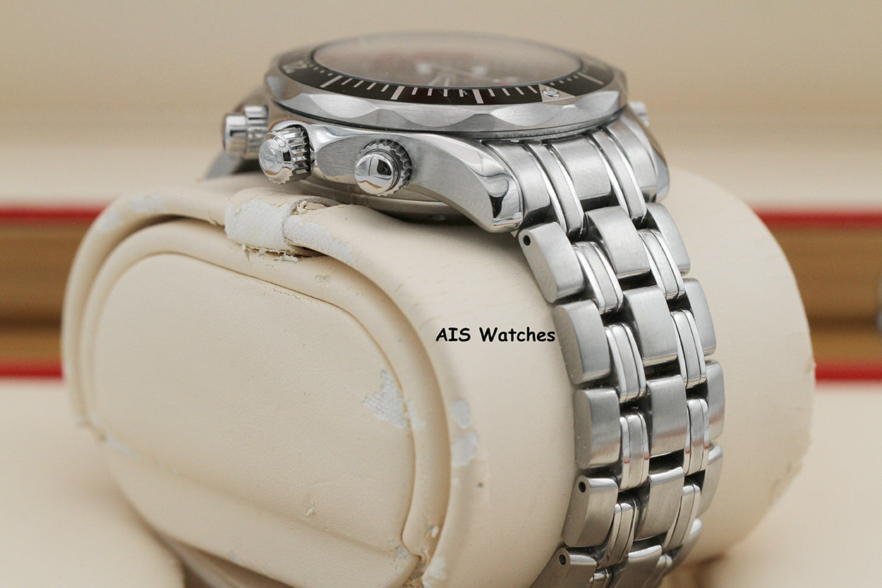 Omega Seamaster Diver 213.30.42.40.01.001 300M Automatic 41.5 Chronograph SS Bracelet B&P