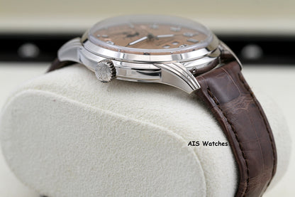 Patek Philippe Perpetual Calendar 5320G White Gold Rose Dial Box & Papers