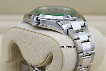 Rolex Milgauss Z-BLUE 116400GV Green Crystal Blue Dial 2023 Box & Papers
