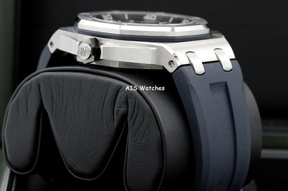 Audemars Piguet 15720ST Royal Oak Offshore Diver Blue Dial 42MM Box & Papers