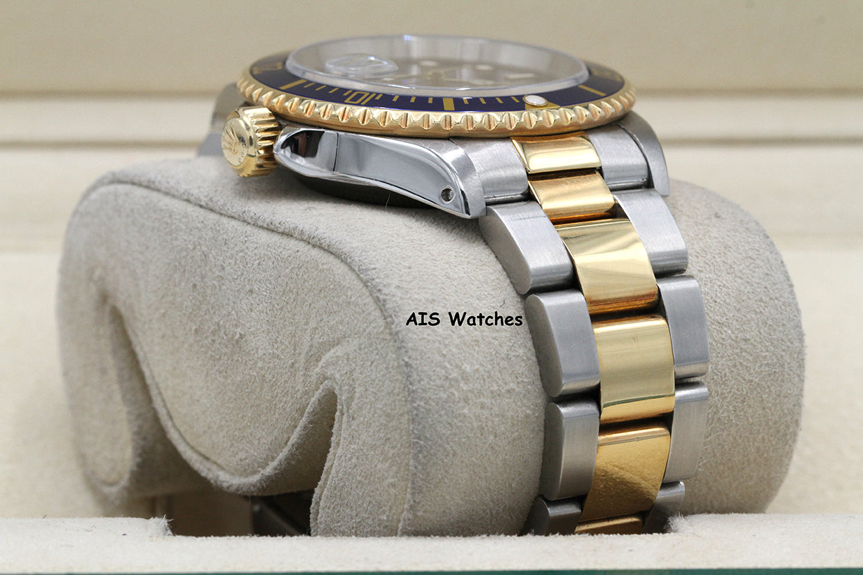 Rolex Submariner 16613 U Serial Blue Dial Box & Papers + RSC Card