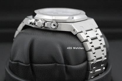 Audemars Piguet 25860ST.00.1110ST.01 Royal Oak Chronograph Blue Dial AP Archived Papers