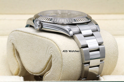 Rolex Datejust 41MM 126334 Black Stick Dial Oyster 2018 Box & Papers