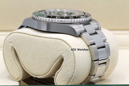 BNIB Rolex GMT Master II 126720VTNR Sprite Lefty Oyster Black / Green B&P