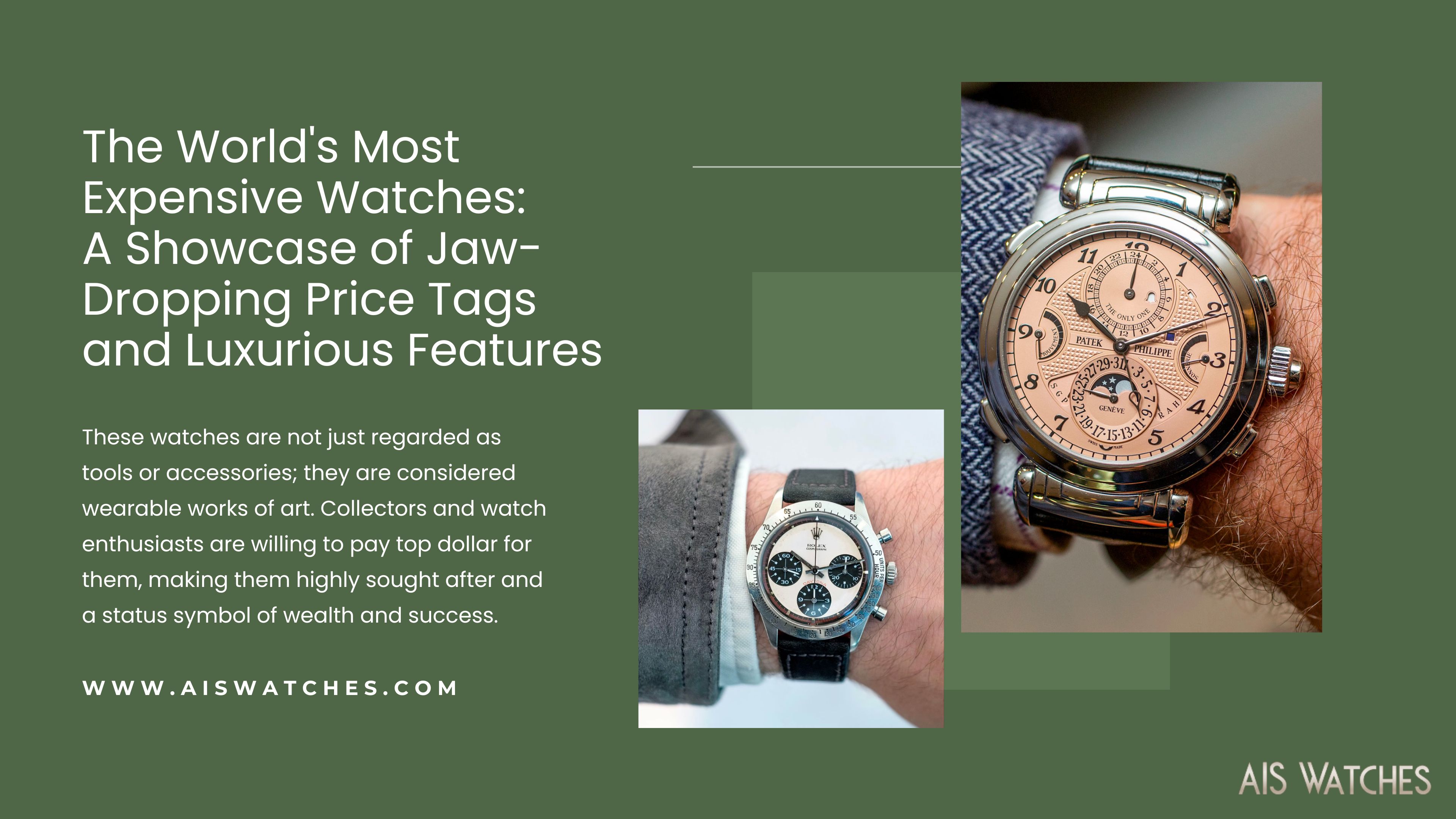Million Dollar Watch: 15 Most Expensive Watches In The World | 2024 List-gemektower.com.vn