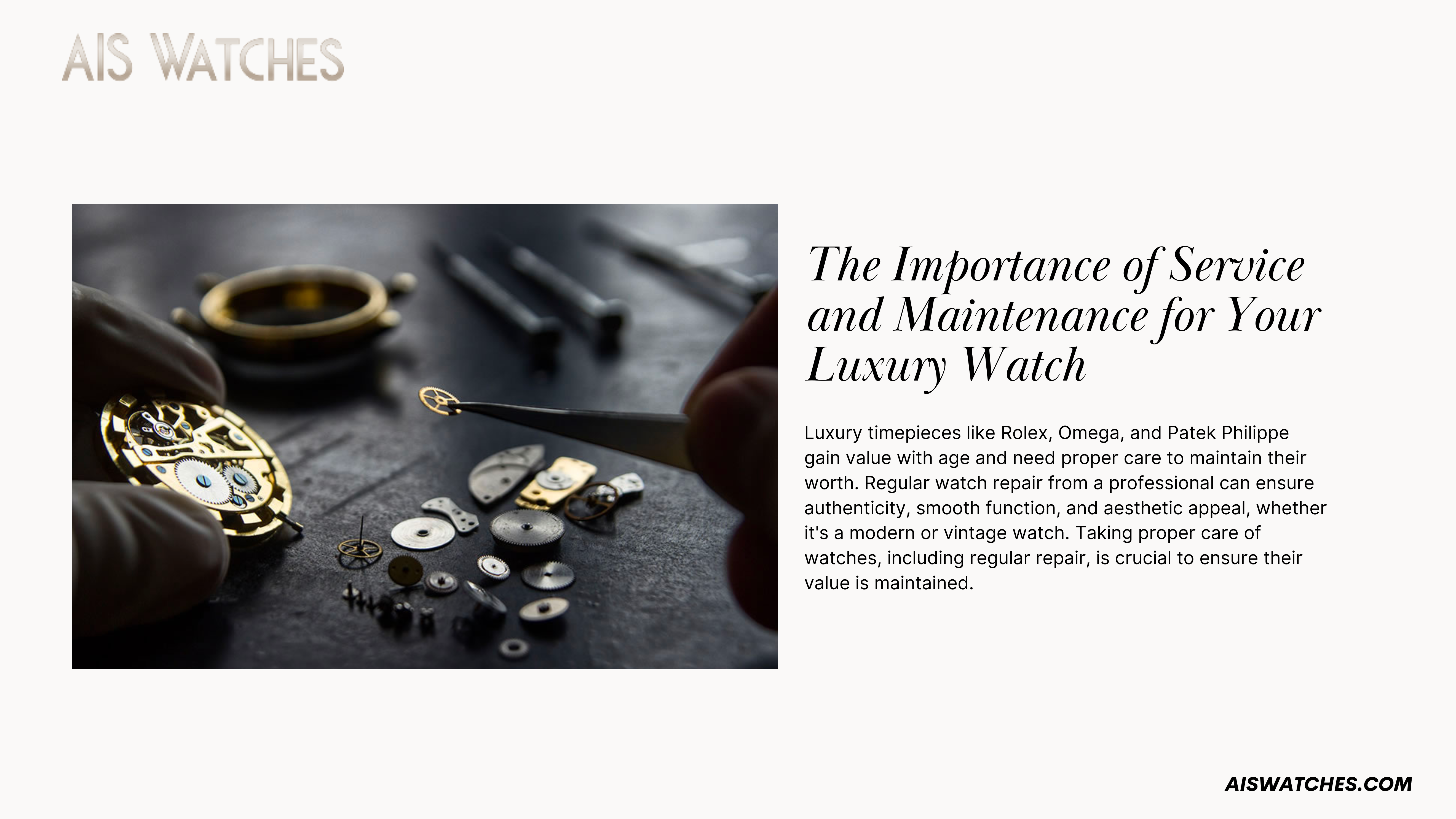 The Psychology of Luxury Watch Collecting: Understanding the Emotional  Connection to Timepieces - AIS Watches